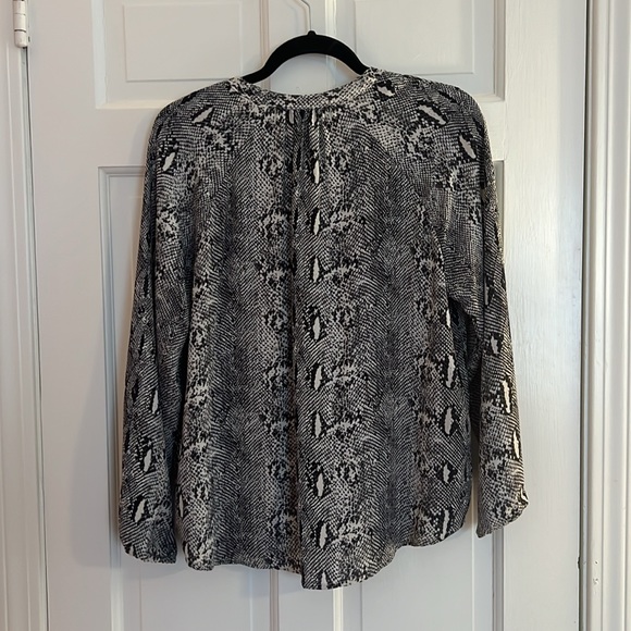 J. Crew Snake Print Blouse - Picture 3 of 3